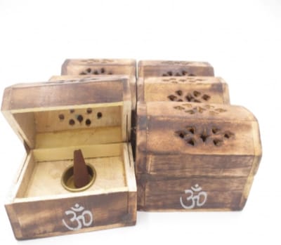 Siddhartha Webshop Wierookbrander Kegelbrander Houten Kegelkistje OHM