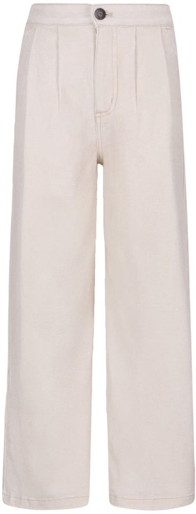 Like FLO Fyke Coated Denim Pants Broeken Meisjes - Ecru - Maat 104