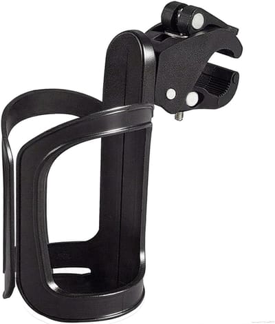 Oneay Universele Bekerhouder voor Rollator en Rolstoel – Flessenhouder voor Kinderwagen, Scootmobiel en Wandelwagen