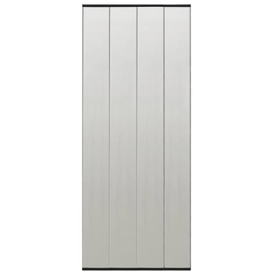 vidaXL - Vliegengordijn - 100x220 - cm - polyester - mesh - zwart