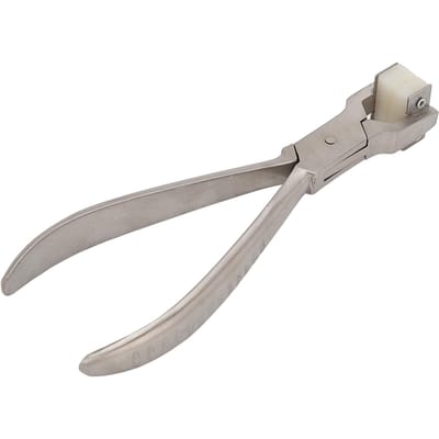 Pinces pour Lunettes Professionnelles Portables Acier Inoxydable Ergonomiques Pinces de Réglage de Lunettes Outil de Réparation Mise en Forme de la Courbure gray