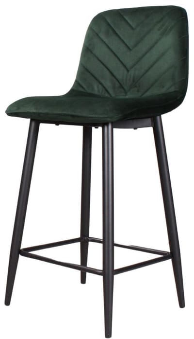 DS4U - Gaby barkruk velvet 65 cm 2.0 - groen