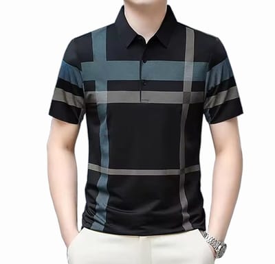 Casual Heren Polo - Designer - Ruiten - Geblokt - Engels - Poloshirt - Shirt