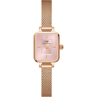 Daniel Wellington DW Watch Quadro Mini Melrose Blush 15.4x18.2mm Rose Gold