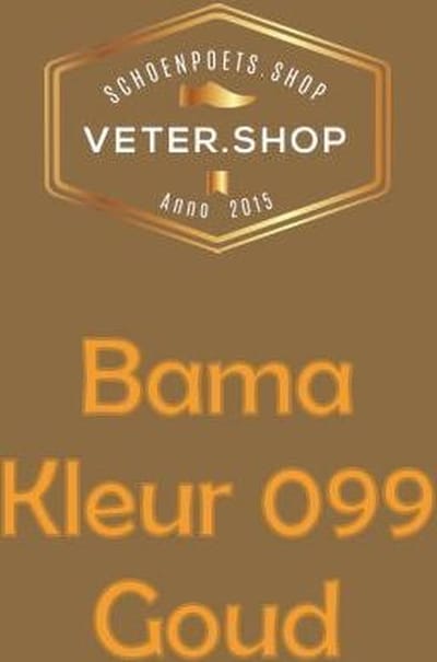 Bama G56 schoen creme voor glad leer - 50ml schoenpoets - 099 goud