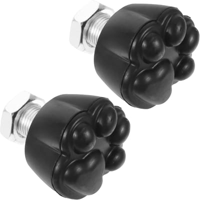 Skeeler Remblokken - Teen Stoppers - Veilig Remmen - Slijtvast Rubber - 6x5x5 cm - Zwart