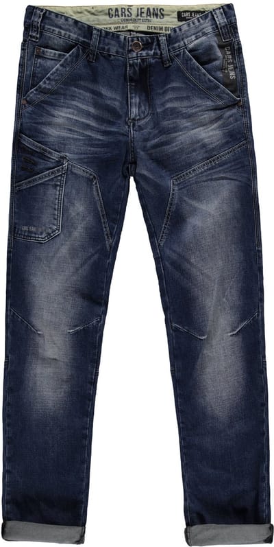 Cars Jeans - Heren Jeans - Heren - W28 X L32 - Blauw - Katoen - Chester-albany