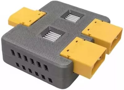 Batterij Module - Parallel Adapter - Energie Uitbreiding - Automatische Schakeling - 8 x 6 x 2 cm - Zwart