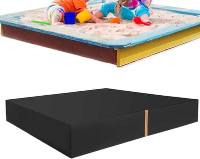 Zandbak Afdekking - Dekzeil Zandbak - Buiten Spelen - Waterdicht Winddicht - 150 x 150 cm - Zwart