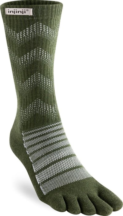 INJINJI | Outdoor Midweight Crew Wool Forest (Maat - S) | Teensokken