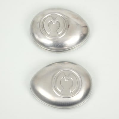 Paire de couvercle alu de boite à outils pour mobylette Motobecane 50 AV79 Neuf