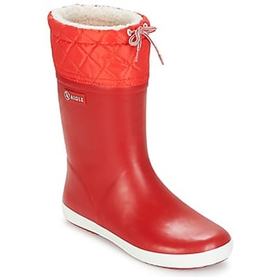 Aigle Jongens Regenlaarzen Giboulee - Rood - Maat 24