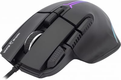 White Shark MARROK Wired - Gaming muis - Optisch - 9 knoppen - Zwart