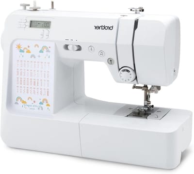 Naaimachine - Elektronische machine - Creatief naaiwerk - 40 creatieve steken - 38 cm breed - Wit