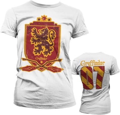 Harry Potter Dames Tshirt -S- Gryffindor 07 Wit