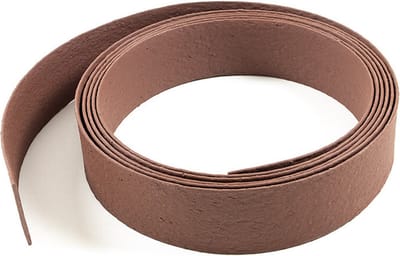 Black Beauty Ecolat 10 meter rol x 12 cm Bruin – afboording - afranding - tuinboording