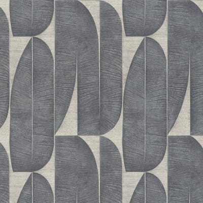 Grafisch behang Profhome 396583-GU vliesbehang licht gestructureerd design mat beige zwart 5,33 m2