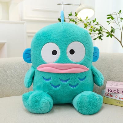 Nouvelle Poupée en Peluche Poisson Clown Hanton Amusant Jouet en Peluche pour Enfants Poupée de Réconfort Dormir avec des Poupées 40Cm