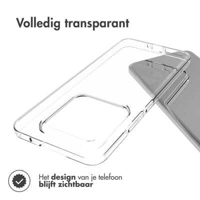 Accezz Clear Backcover voor de Xiaomi 14 Pro - Transparant
