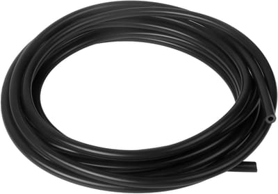 Siliconen slang zwart 4 mm binnendiameter 5 m auto lucht pompen turbines vaccuumarmaturen