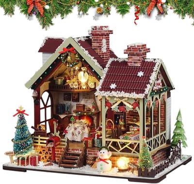 Tiny House Kit - Houten 3D DIY Model Craft - Tiny House Craft Bouwpakket | Voor Liefhebbers Vrienden Jongens Meisjes Tiener