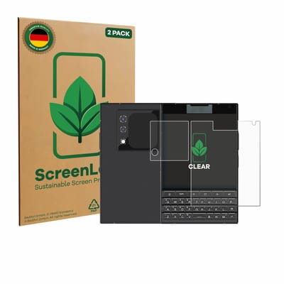 2 Stuks Screenprotector voor Unihertz Titan 2 (Voor+Camera) - Hoogwaardige Beschermfolie transparant