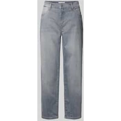 straight fit jeans in verkorte pasvorm model 'Bobbie'