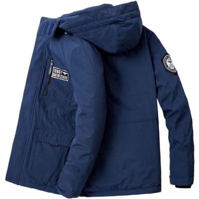 Winter Militaire Werkkleding Katoenen Jas Heren Losse Grote Maat Katoenen Jas Outdoor Vrije Tijd Verdikt Fluweel Middellange Katoenen Jas 4XL