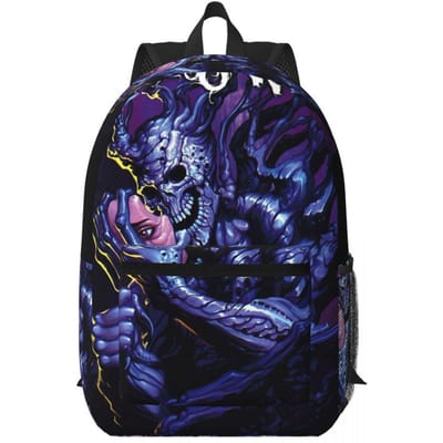 Motionless In White Student Rugzak Schooltas Wandel Reizen Dagrugzak voor Mannen Vrouwen Boekentas Schoudertassen One Size black