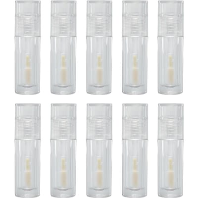 2 ml Lipgloss Tube Leeg Transparant Draagbaar Lichtgewicht Navulbaar Leeg Lipbalsem Flesje white