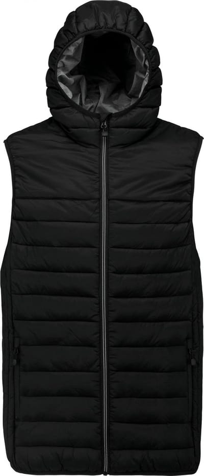PROACT® Bodywarmer met capuchon volwassene PA237 - Black - XL