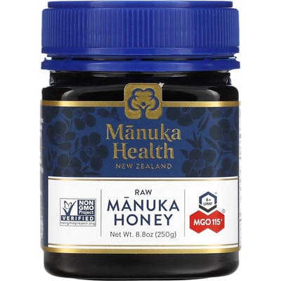 Manuka Health, Miel de Manuka brut, UMF 6+, MGO 115+, 8,8 oz (250g)