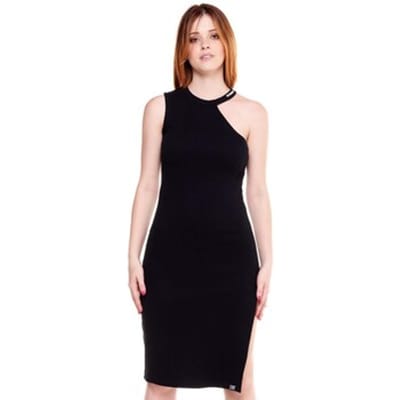 Midi-jurken Leone 1947 Woman Long Dress Black Boring