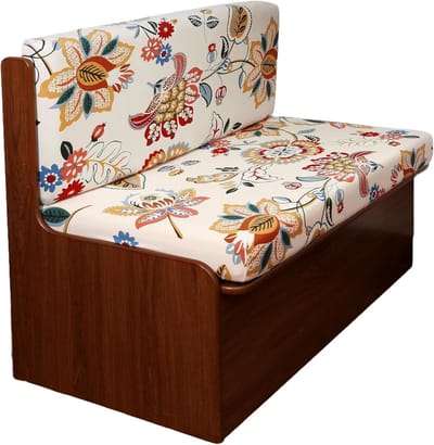 Elastische Stoelhoes voor Motorhome en Camper, Bescherming voor Eettafel en Meubilair, 1 Stoelhoes en 1 Rugleuninghoes (Bloemen)