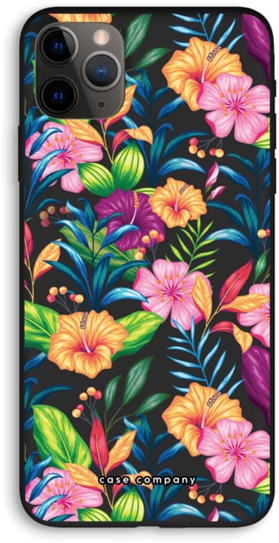 Case Company® - Hoesje geschikt voor iPhone 11 Pro Max hoesje - Tropisch 2 - Biologisch Afbreekbaar Telefoonhoesje - Bescherming alle Kanten en Schermrand
