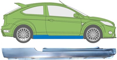 Volledige dorpel voor Ford Focus 2004-2010 / Rechts