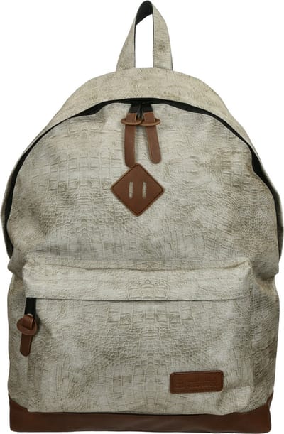 Enrico Benetti Londen 46121 Laptoprugzak met 14" laptopvak - Krokodil grijs