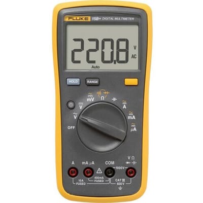 Fluke 15B+/EUR Multimeter Digitaal CAT III 600 V Weergave (counts): 4000
