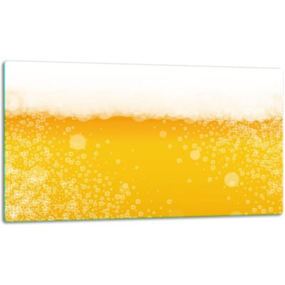 TMK ArtDeko - Snijplank - Glas - 52x30 cm - Biermotief