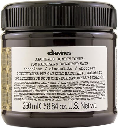 Davines Alchemic Conditioner Chocolate - Gekleurde conditioning crème voor donkerbruin haar