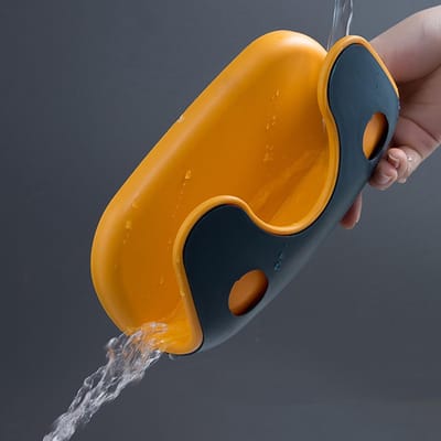 Dubbellaagse Potdekselhouder Sterke Draagkracht Multifunctionele Pandekselstandaard voor Keuken Type 2 orange