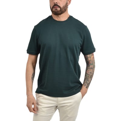 Calvin Klein Ss Tonal Stripe Crew Nearly Navy Taglia: S | Magliette basic Outlet | Uomo | Blu