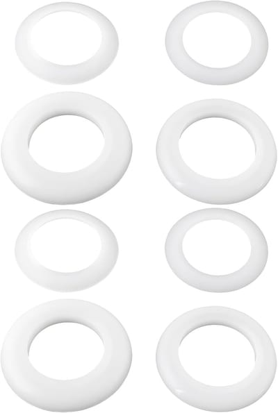 Dailygoods- Afvoerplug Set van 2 - Siliconen Afdichtringen - 40 mm Binnenmaat - Reparatie Gootsteen - Handmatige Installatie - Corrosiebestendig - Afvoerstopper