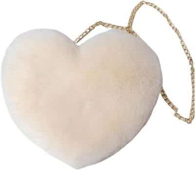 Pluche schoudertas - Hartvormige pluche tas - Schattige en zachte crossbodytas - Pluche tas voor dames - Geschikt voor dagelijks gebruik, buitenreizen, Valentijnsdag en verjaardagscadeaus