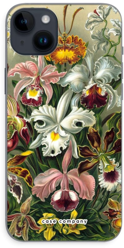 Case Company® - Hoesje geschikt voor iPhone 14 Plus hoesje - Haeckel Orchidae - Soft Cover Telefoonhoesje - Bescherming aan alle Kanten en Schermrand