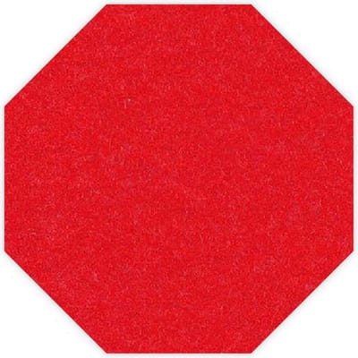 8-hoek vilt onderzetter - Rood - 6 stuks - ø 95 mm - 8-hoek - Glas onderzetter - Cadeau - Woondecoratie - Woonkamer - Tafelbescherming - Onderzetters Voor Glazen - Keukenbenodigdheden - Woonaccessoires - Tafelaccessoires