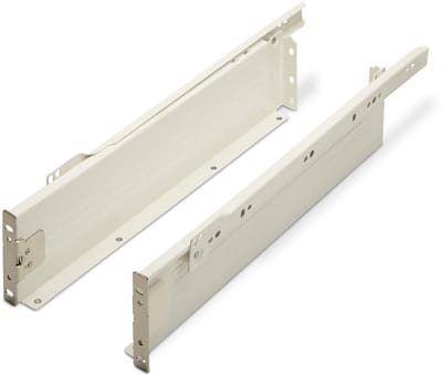 Ladesysteem MetaalBox Ladehoogte: 86 mm / Nominale lengte: 450 mm crème wit Lade Ladesysteem van SO-TECH
