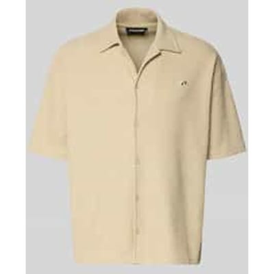 regular fit vrijetijdsoverhemd met labelpatch model 'LIBCO'