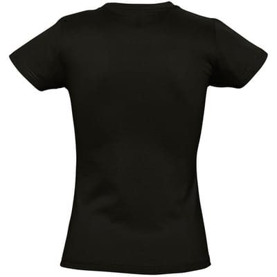 SOLS Dames/dames Imperial Heavy Short Sleeve T-Shirt (Diep zwart)