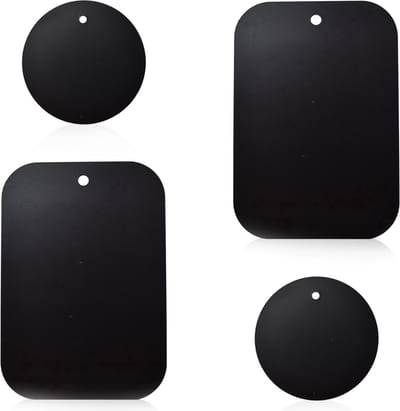 *** 4 Metalen Platen voor Magneet Mobiele Telefoon Auto Telefoonhouder Zelfklevend - Voor Magneet - Mobiele telefoons - Auto telefoonhouder - Zelfklevend - Smartphone - van Heble® ***